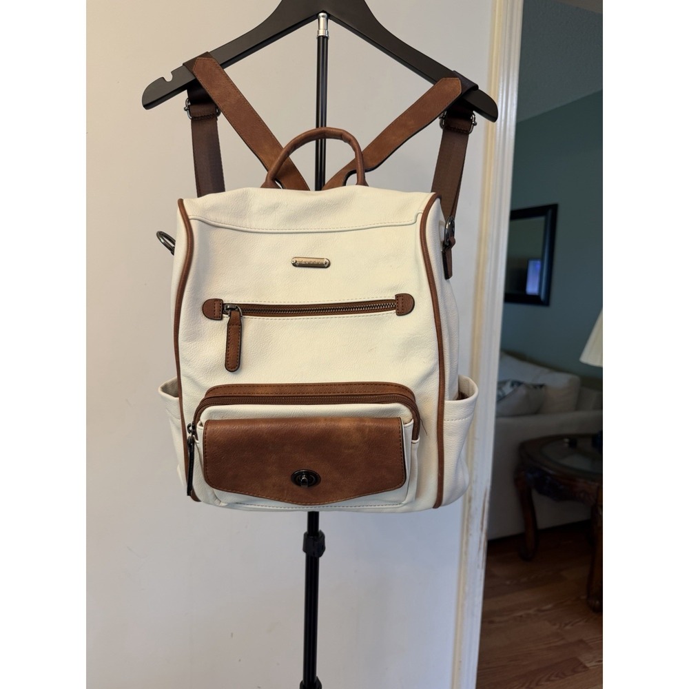 CLUCI Backpack Fashion Leather Designer Travel Bag